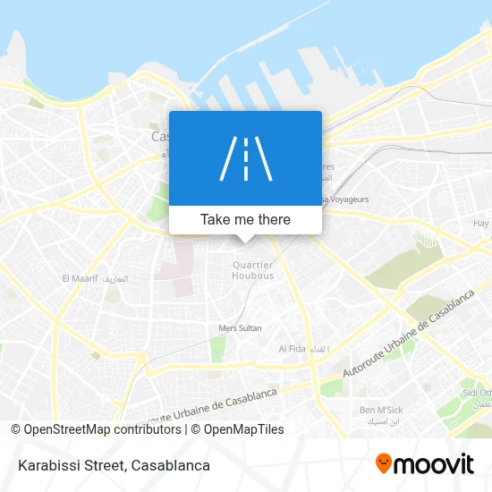 Rue Karabissi map