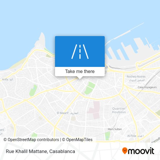 Rue Khalil Mattane map