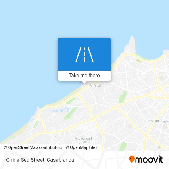 China Sea Street map
