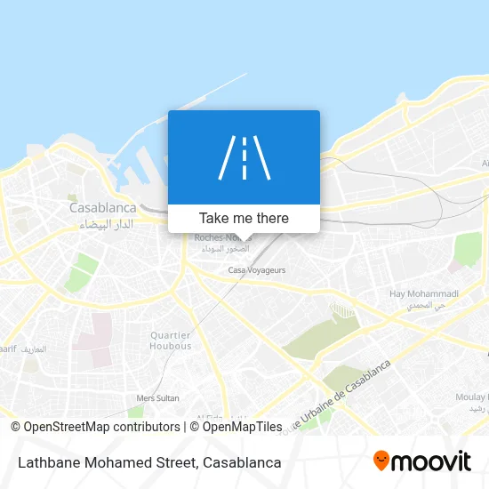 Lathbane Mohamed Street map