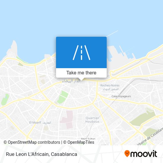 Rue Leon L'Africain map
