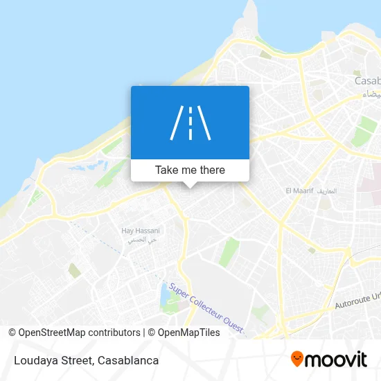 Loudaya Street map
