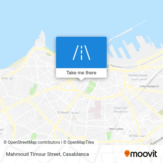 Mahmoud Timour Street map