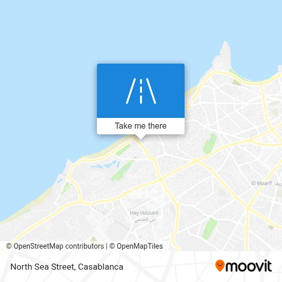 North Sea Street map