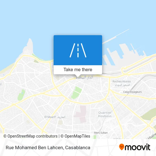 Rue Mohamed Ben Lahcen map