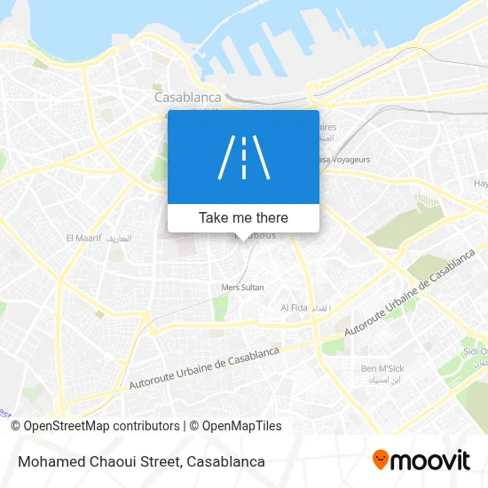 Mohamed Chaoui Street map