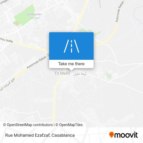 Rue Mohamed Ezafzaf map