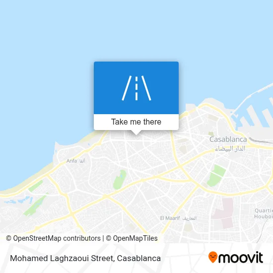 Mohamed Laghzaoui Street map