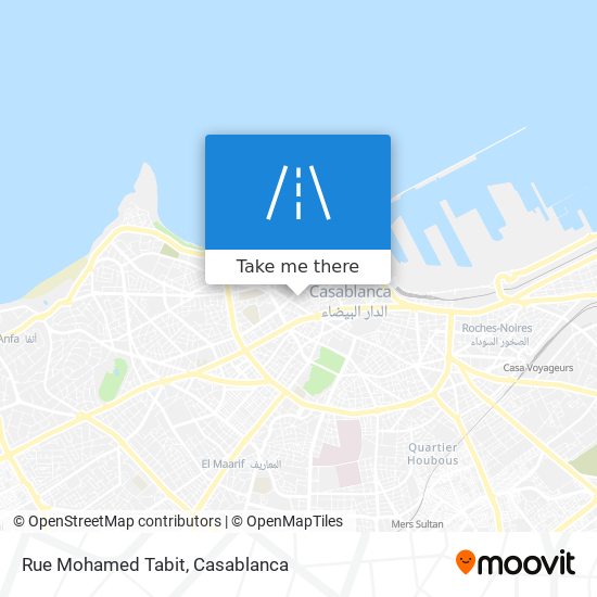 Rue Mohamed Tabit map