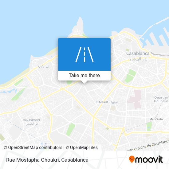 Rue Mostapha Choukri map