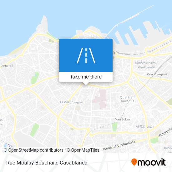 Rue Moulay Bouchaib map