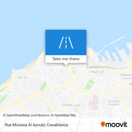 Rue Moussa Al Ayoubi map