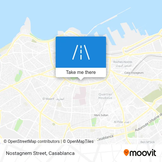 Nostagnem Street map