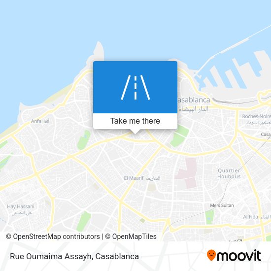 Rue Oumaima Assayh map