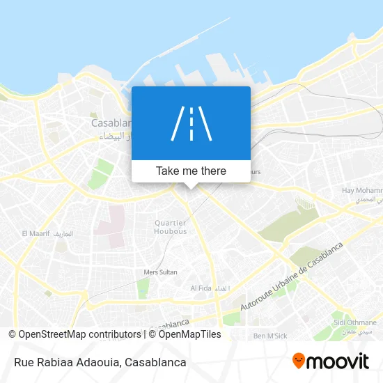 Rue Rabiaa Adaouia map