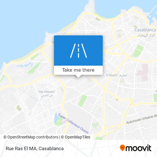 Rue Ras El MA map