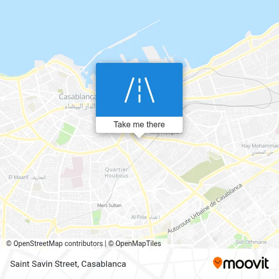 Saint Savin Street map