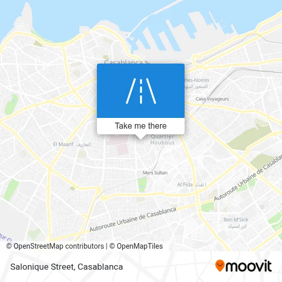 Salonique Street map