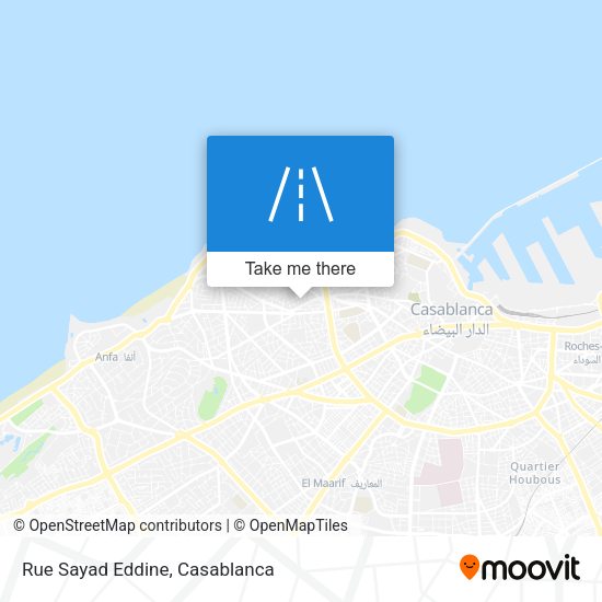 Rue Sayad Eddine map