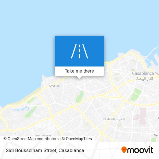 Sidi Bousselham Street map