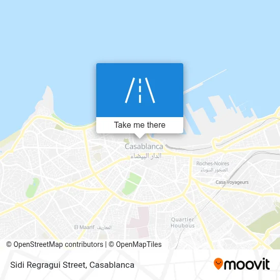 Sidi Regragui Street map