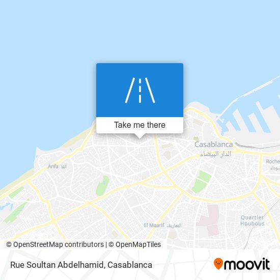 Rue Soultan Abdelhamid map