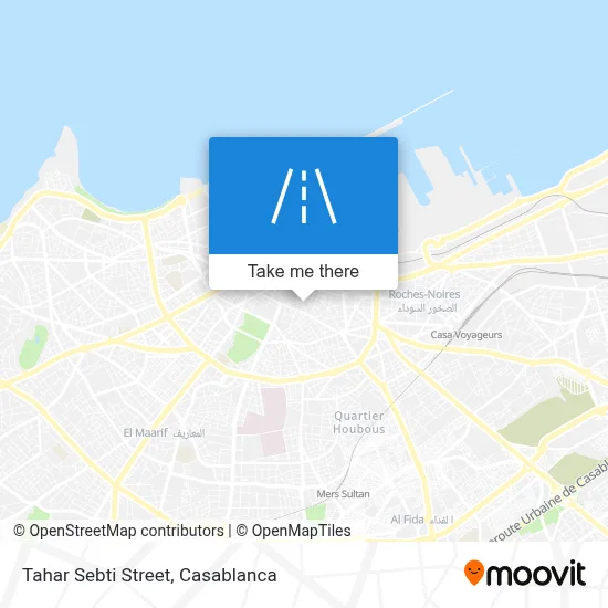Tahar Sebti Street map