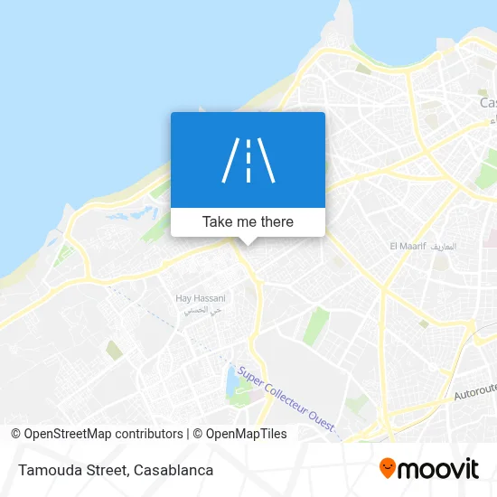 Tamouda Street map