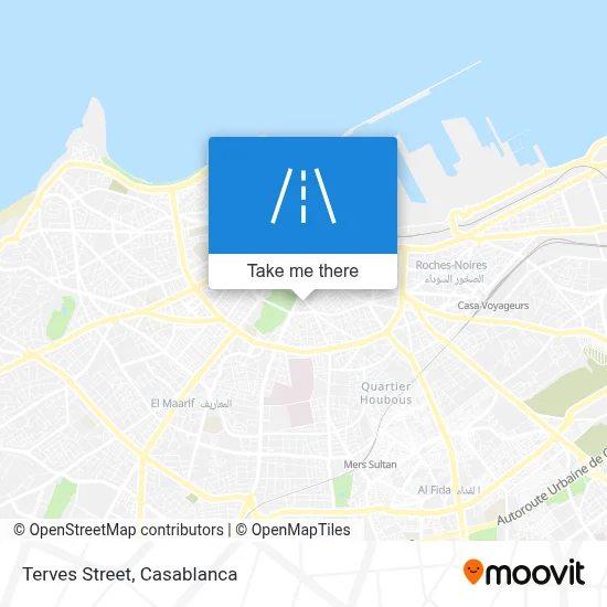 Terves Street map