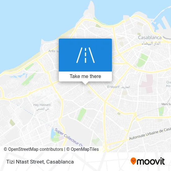 Tizi Ntast Street map