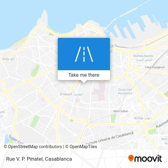 Rue V. P. Pinatel map