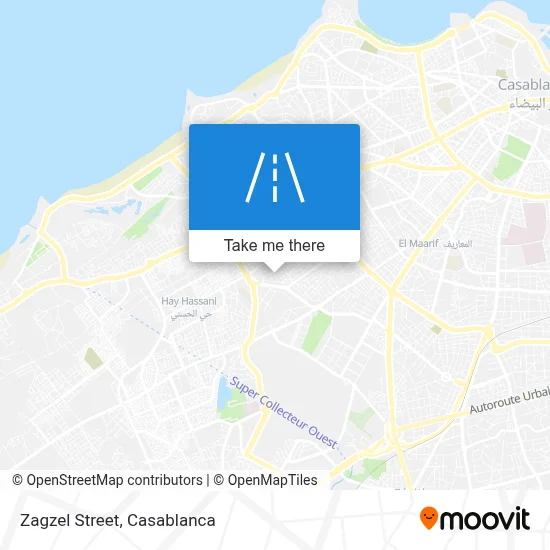 Zagzel Street map