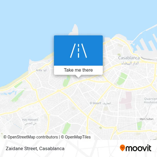 Zaidane Street map