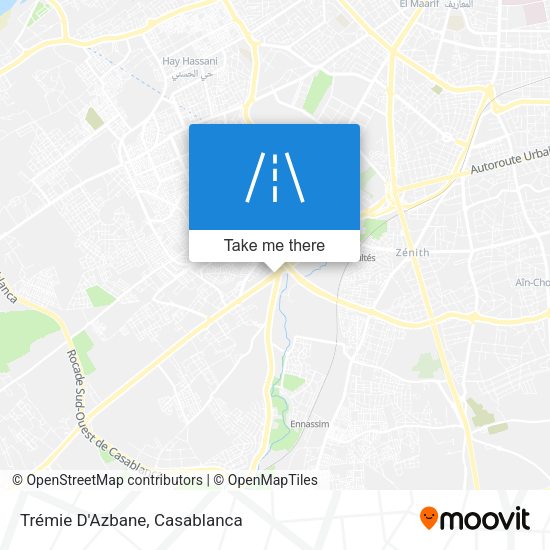 Trémie D'Azbane map