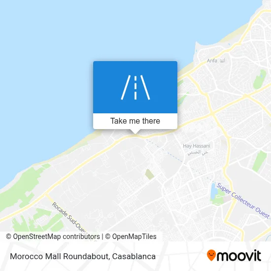 Morocco Mall Roundabout map