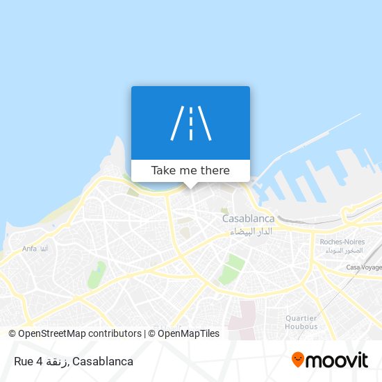 Rue 4 زنقة map