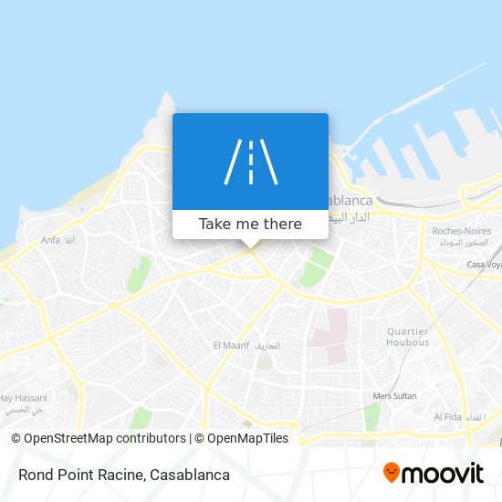 Rond Point Racine map