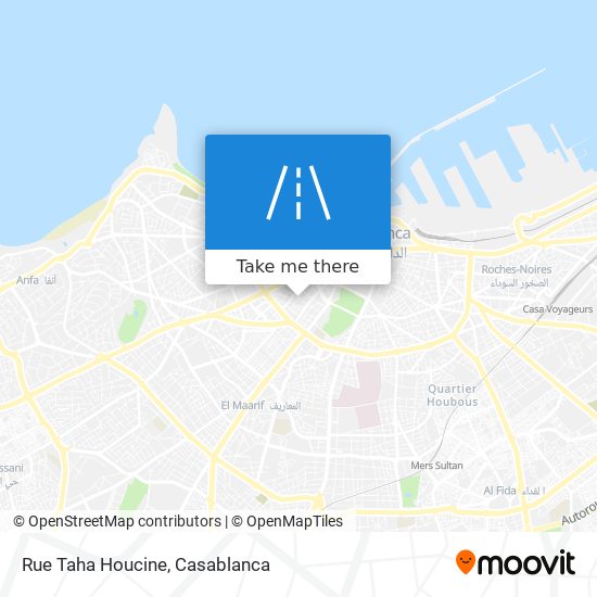 Rue Taha Houcine map