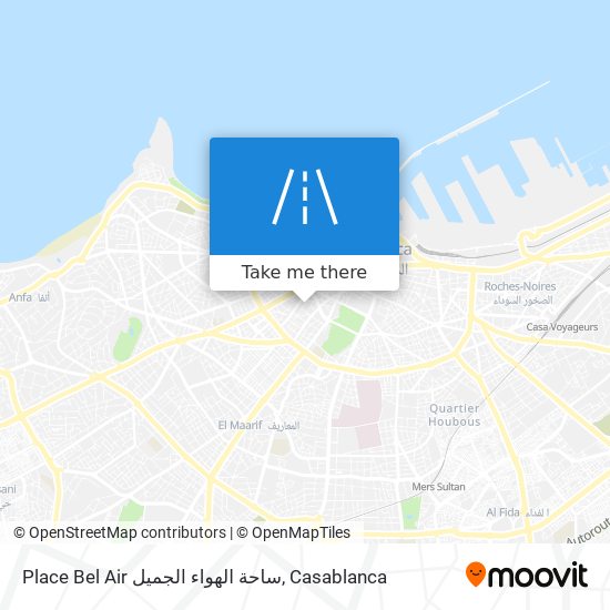 Place Bel Air ساحة الهواء الجميل map