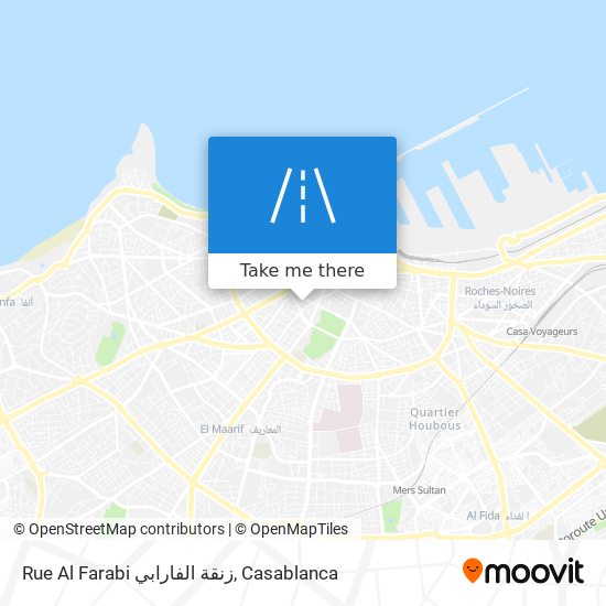 Rue Al Farabi زنقة الفارابي map