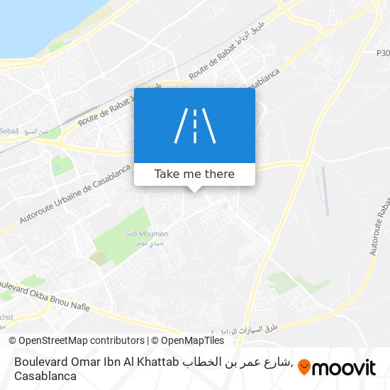 Boulevard Omar Ibn Al Khattab شارع عمر بن الخطاب map
