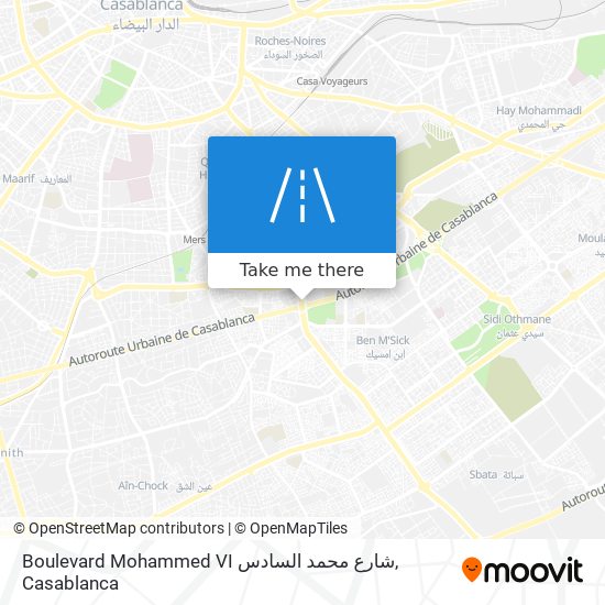 Boulevard Mohammed VI شارع محمد السادس map