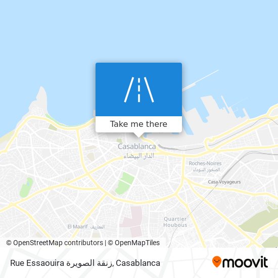 Rue Essaouira زنقة الصويرة plan