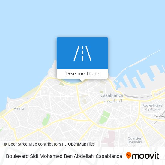 Boulevard Sidi Mohamed Ben Abdellah map