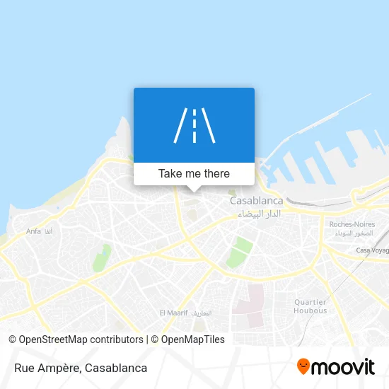Rue Ampère map