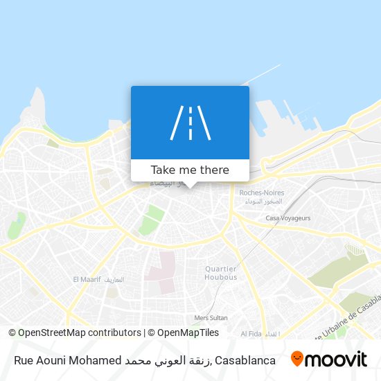 Rue Aouni Mohamed زنقة العوني محمد map