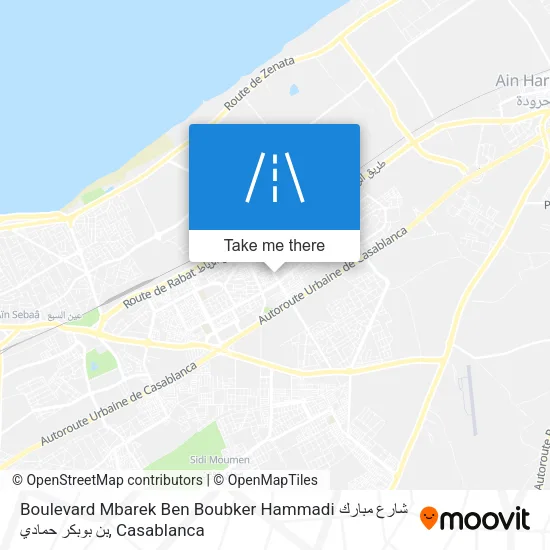 Boulevard Mbarek Ben Boubker Hammadi شارع مبارك بن بوبكر حمادي map