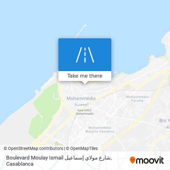 Boulevard Moulay Ismail شارع مولاي إسماعيل map