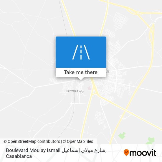 Boulevard Moulay Ismail شارع مولاي إسماعيل plan