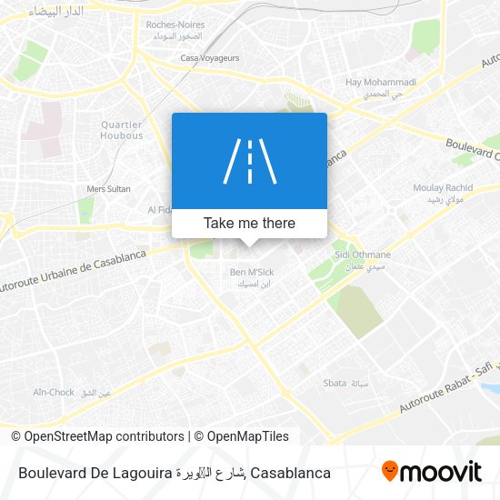 Boulevard De Lagouira شارع الڭويرة map